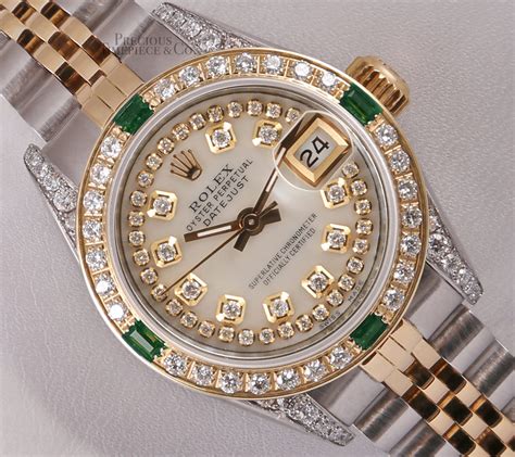 rolex datejust 26mm two tone.